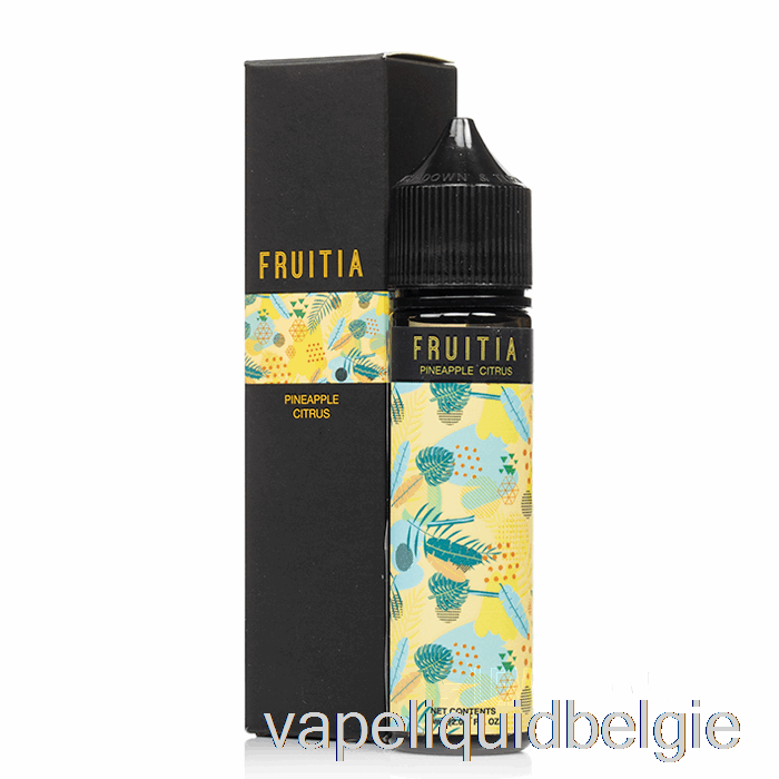 Vape Smaken Ananas Citrus - Fruitia - 60ml 0mg